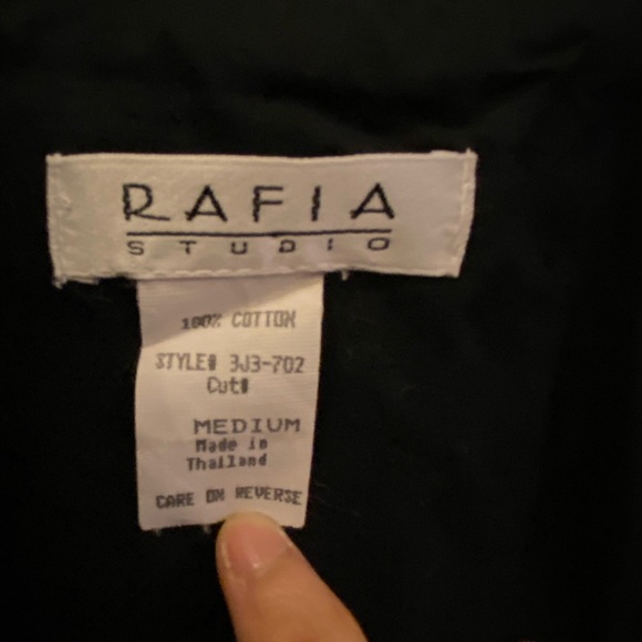 Vintage Rafia Studio embellished jacket Size Medium - Picture 8 of 13